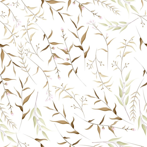 beautiful small floral seamless pattern