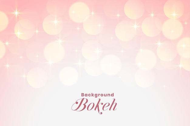 Free vector beautiful soft pink bokeh lights