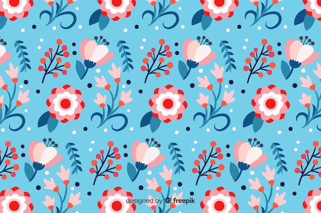 Beautiful spring flowers background