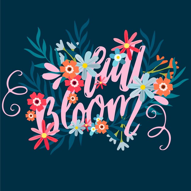 Beautiful spring lettering