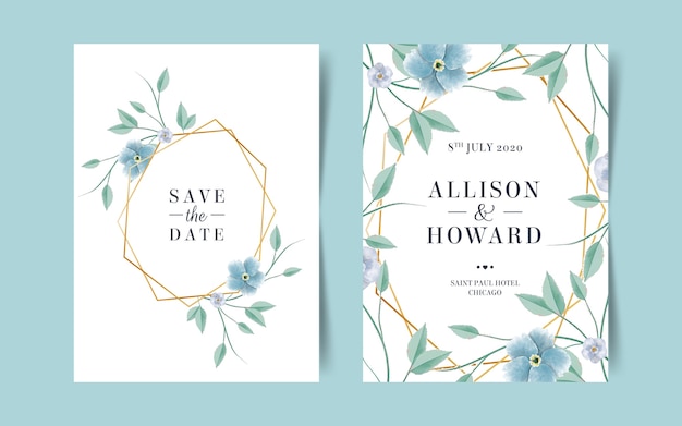 Beautiful templates for wedding invitation