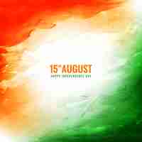 Free vector beautiful tricolor indian flag theme texture background