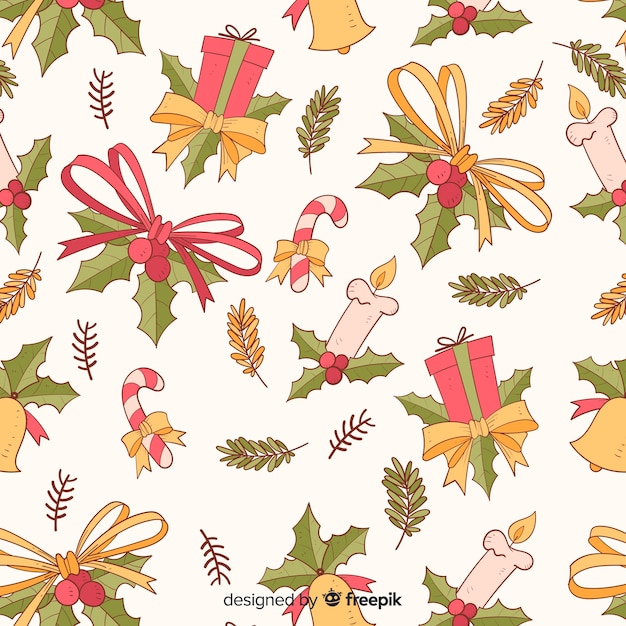 Beautiful vintage christmas pattern