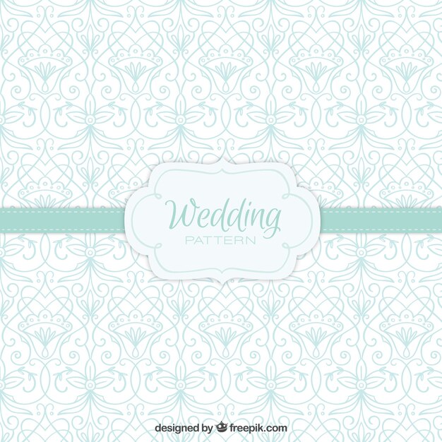 Beautiful vintage wedding pattern