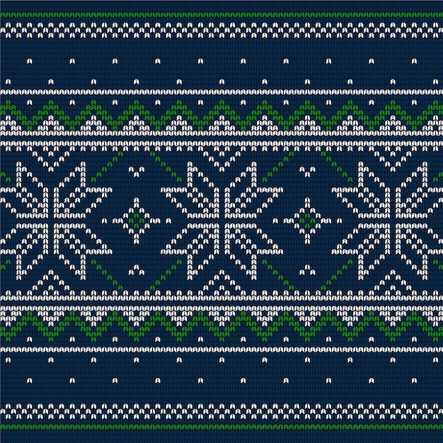 Beautiful wallpaper with knitted christmas pattern