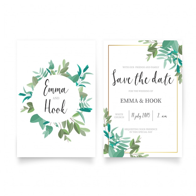 Beautiful Wedding Invitation Template