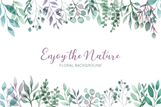 beautiful wild floral background