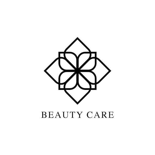 Free vector beauty care design logo vector