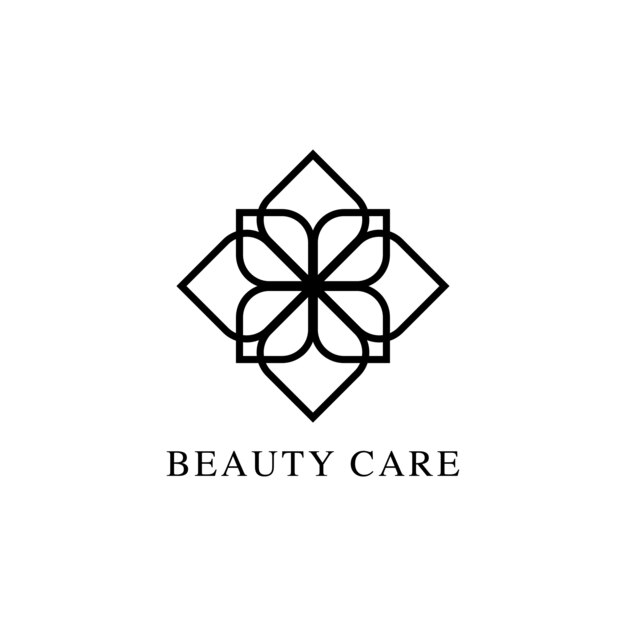 Beauty care design logo vector