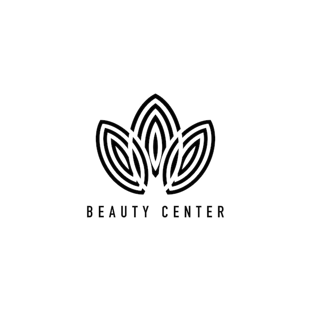 Салон красоты брендинг логотип иллюстрации
