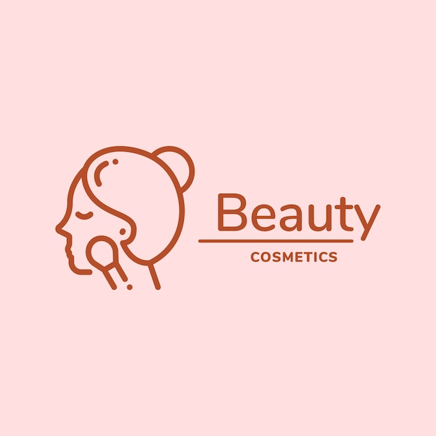 Free vector beauty logo template