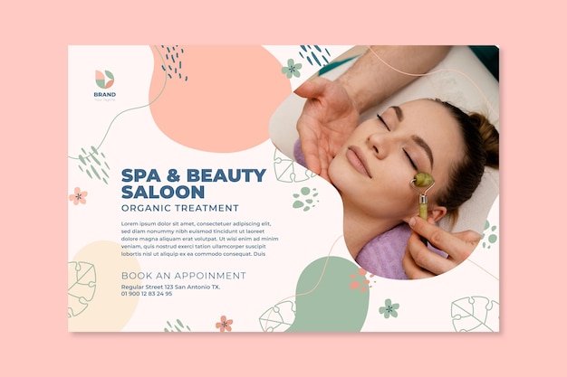 Beauty salon banner template