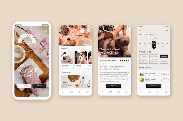 App per la prenotazione di un salone di bellezza