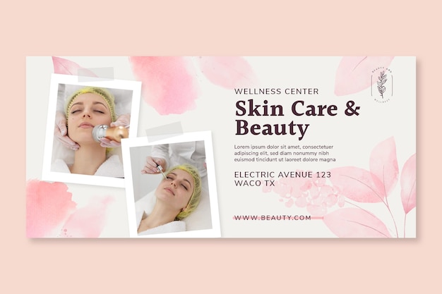 Beauty salon horizontal banner