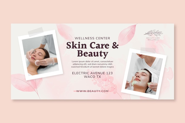 Beauty salon horizontal banner