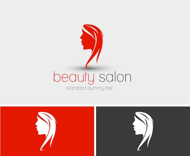 Beauty salon logo, isolated vector design.