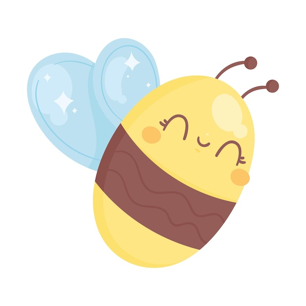 Free Vector bee insect animal flying