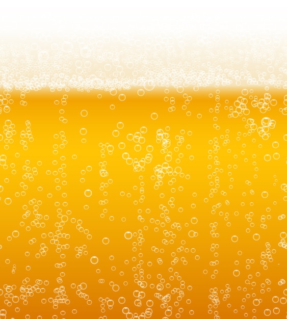 Beer foam background horizontally seamless pattern