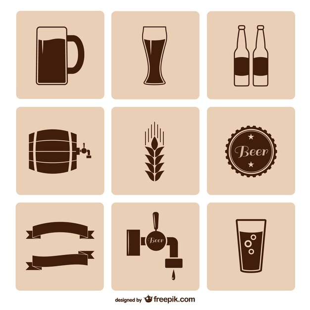 Beer icons pack