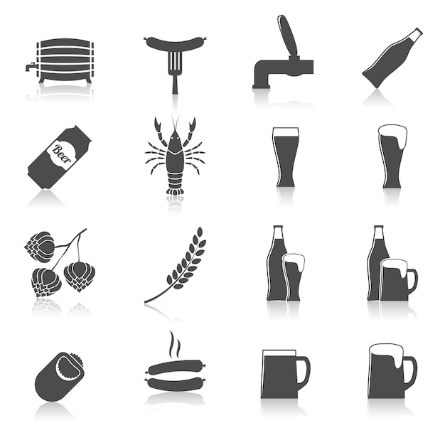 Free vector beer icons