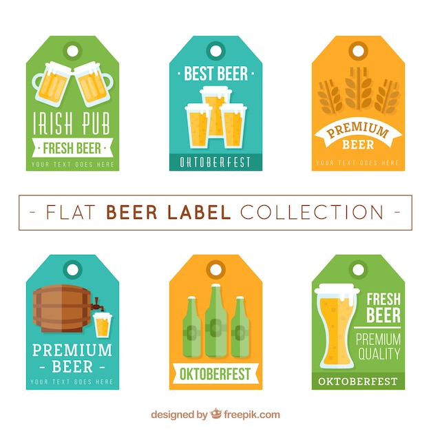 Beer labels collection