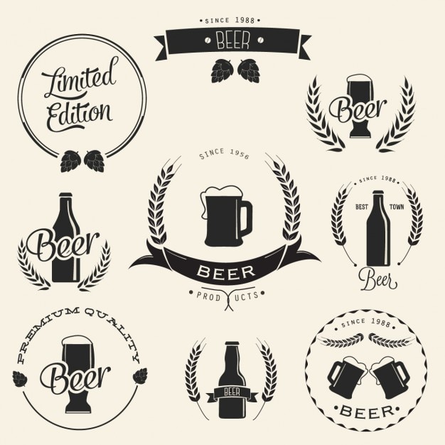 ビールのロゴデザイン