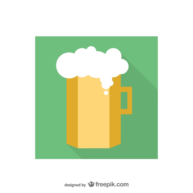 Vettore gratuito beer icona mug