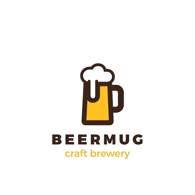 ビールジョッキのロゴ。