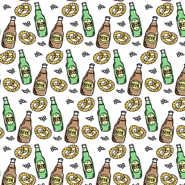 Free vector beer pattern