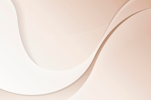 Free vector beige abstract curved background