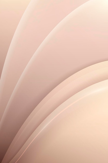 Beige abstract curved background