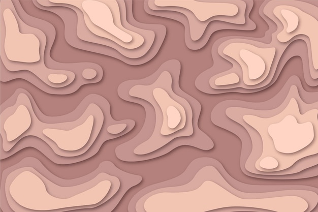 Beige topographic map background