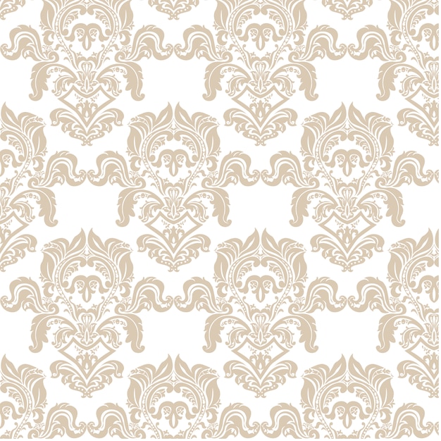 Beige and white ornamental background