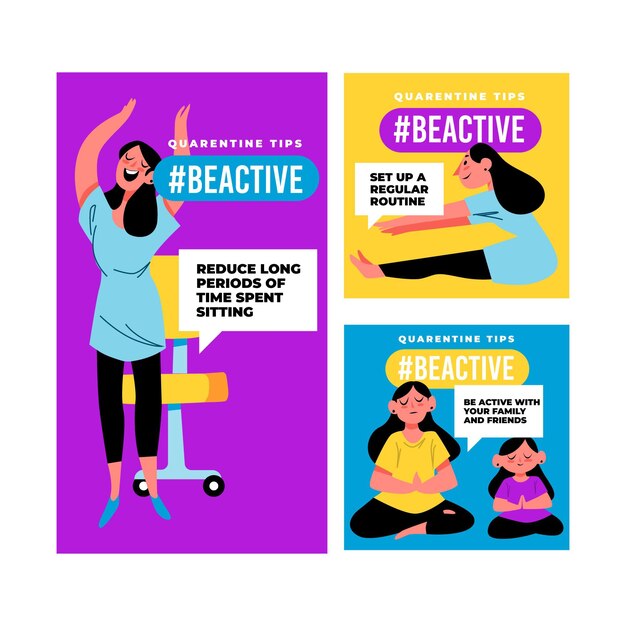Being active tips instagram stories