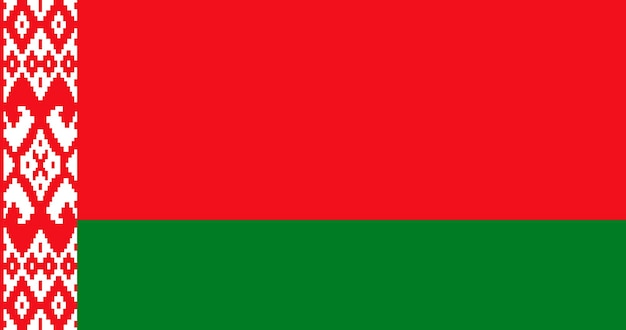 Free vector belarus flag pattern vector