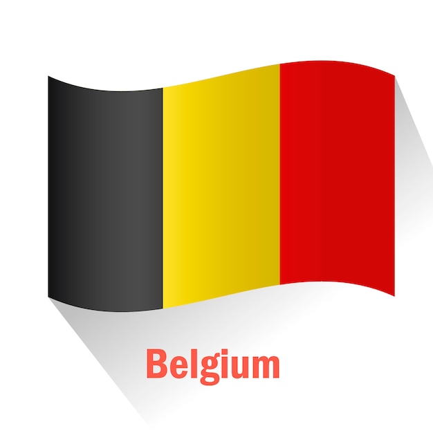 Фон флага Бельгии