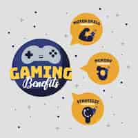 Free vector benefits of playing videogames