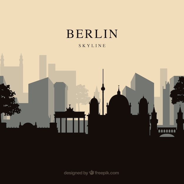 Berlin skyline background