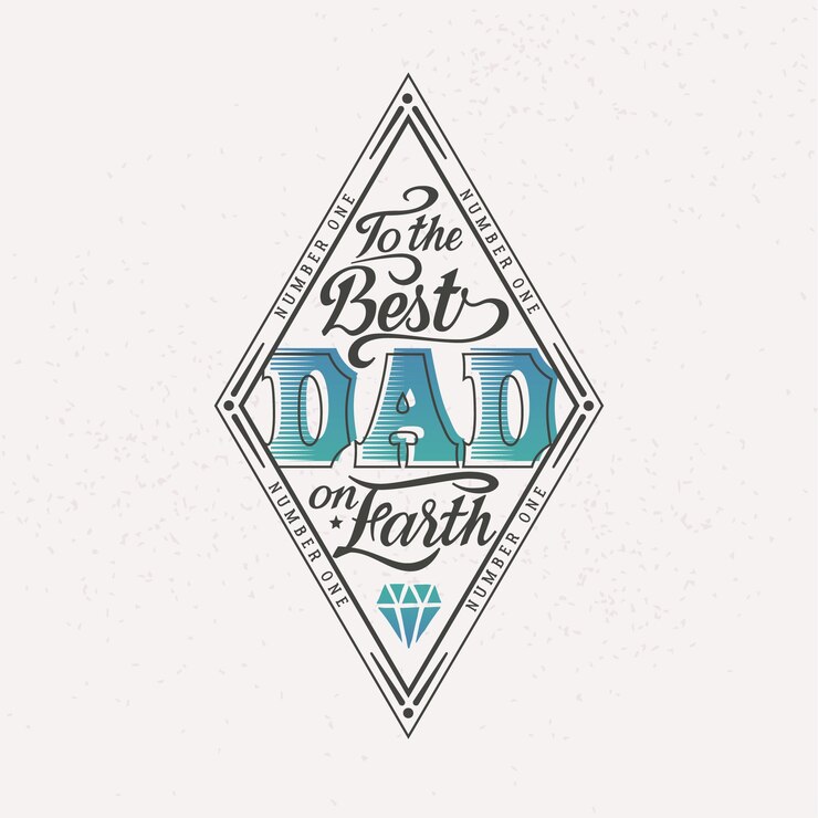 मुफ़्त वेक्टर to the best dad on earth. happy father day