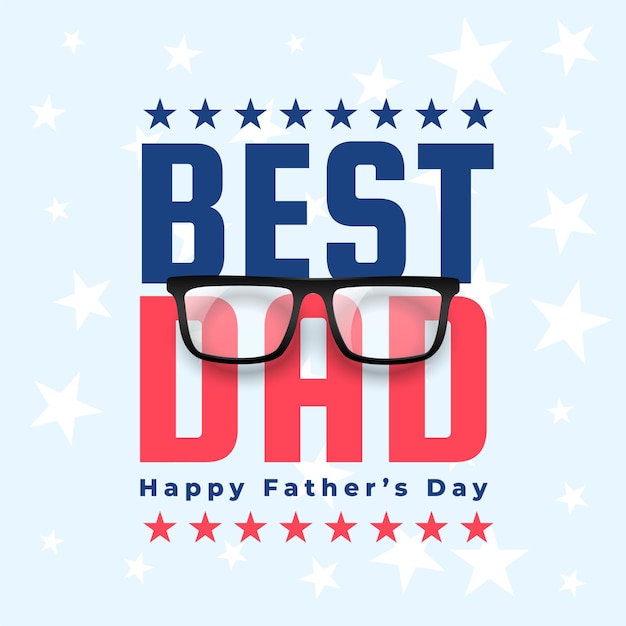 Best dad happy father's day social media poster design