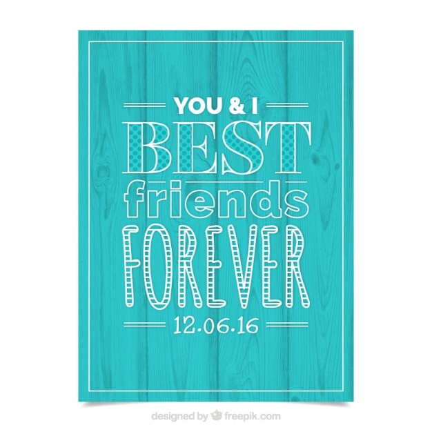 Best friends forever, manifesto