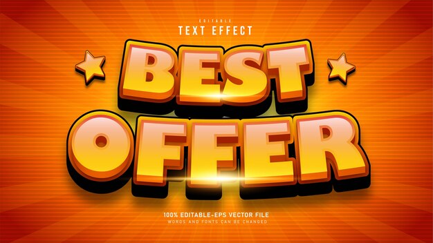 Best Offer Text effect