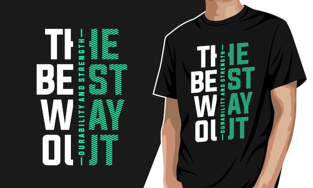 The best way out - graphic t-shirt