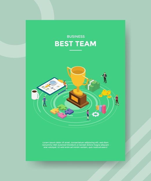 Best winner team flyer template