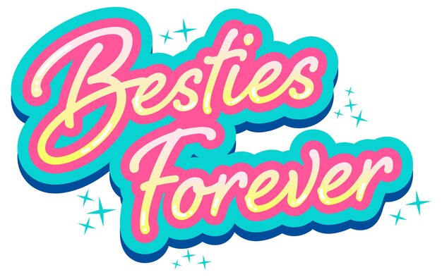 Besties ForeverLetteringロゴ