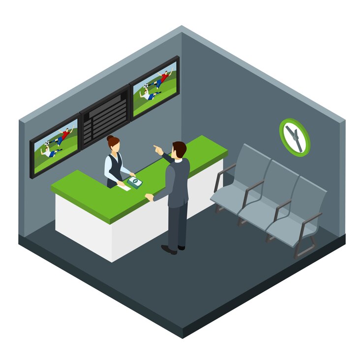 Free Vector bets isolated illustration 