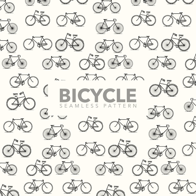 Bicycle pattern background