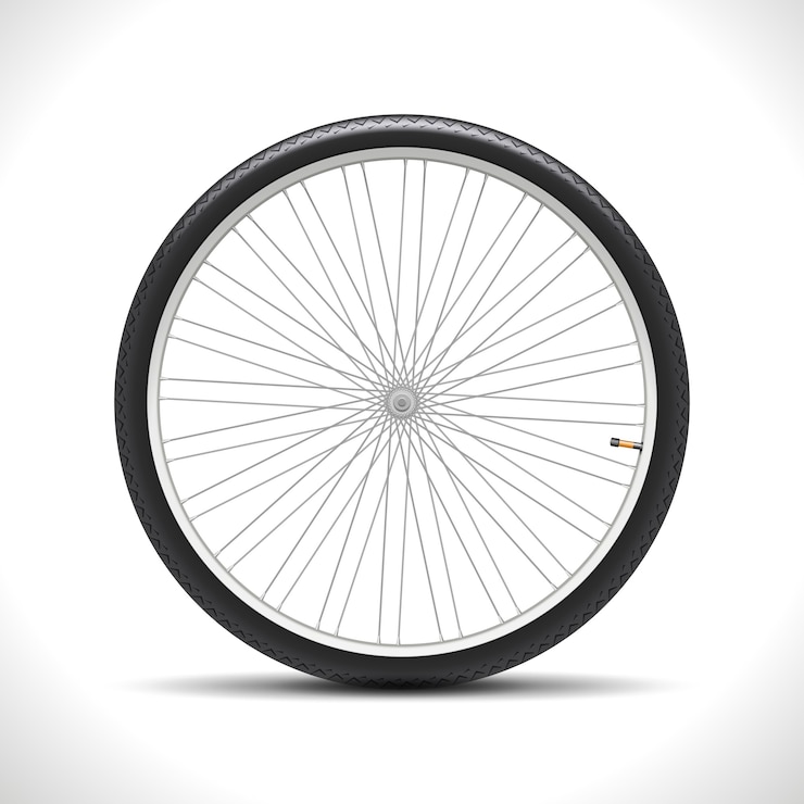 Free Vector bicycle wheel isolated