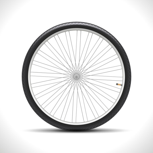 Велосипедное колесо изолировано