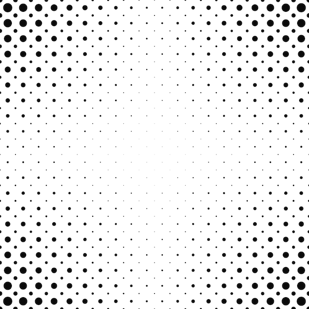 Big black halftoned dots background